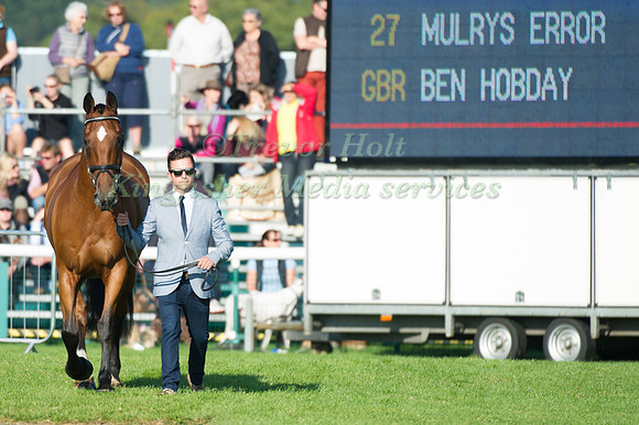 Andrew Nicholson (NZL) riding Avebury taking part in the Show Jumping Phase