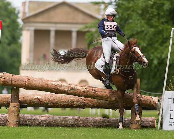 FLORA HARRIS (GBR) RIDING BILLY BANDIT TAKING PART IN THE CROSS COUNTRY PHASE OF THE CICO THREE STAR AT THE 2017 HOUGHTON INTERNATIONAL HORSE TRIALS