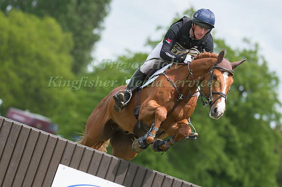 OLIVER TOWNEND  RIDING COLDPLAY III COMPETING IN THE CROSS COUNTRY PHASE OF THE  INTERMEDIATE  COMPETITION AT THE  2017 ROCKINGHAM CASTLE INTERNATIONAL HORSE TRIAL.