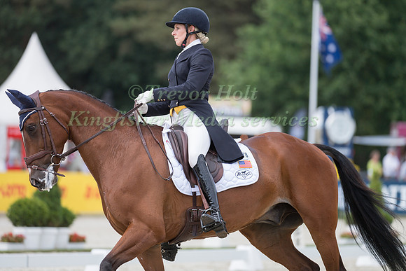 ELISABETH HALLIDAY-SHARP (USA) AND DENIRO Z