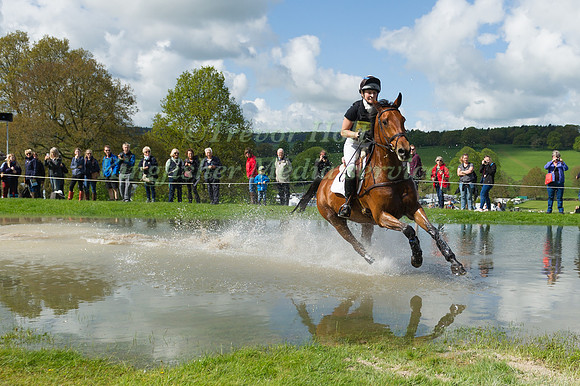 JESSICA  ACHESON (IRL) RIDING  BABALOO II COMPETING IN THE CROSS COUNTRY PHASE OF THE  CIC THREE STAR COMPETITION AT THE  2017 DODSON AND HORRELL CHATSWORTH INTERNATIONAL HORSE TRIAL.