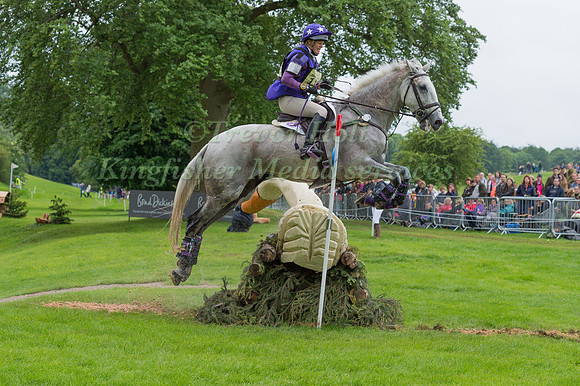 ASHLEY EDMOND (GBR) AND TRIPLE CHANCE II TAKING PART IN THE CROSS COUNTRY PHASE OF THE  UNDER 25s CCI THREE STAR COMPETITION AT THE 2017 EQUI-TREK BRAMHAM INTERNATIONAL HORSE TRIALS