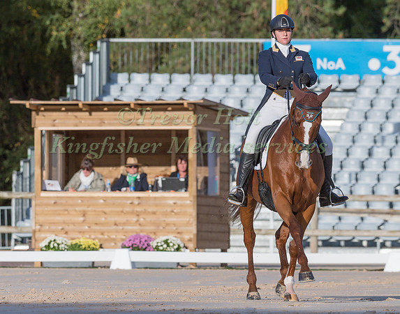 CHARLOTTE EAST (GBR) AND KING ALBERT