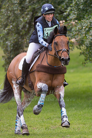 ROSIE BELL (GBR) AND GLENOMRA HERO TAKING PART IN THE CROSS COUNTRY PHASE OF THE  CIC THREE STAR COMPETITION AT THE 2017 EQUI-TREK BRAMHAM INTERNATIONAL HORSE TRIALS