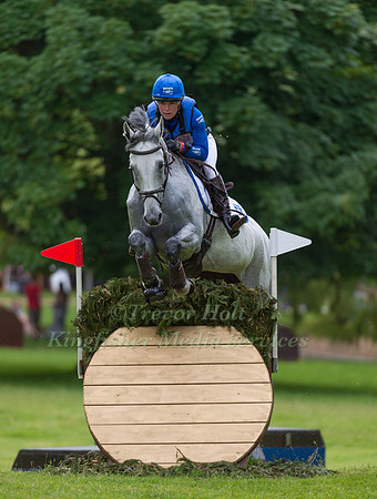 ELAINE PEN (NED) RIDING CHIVERS TAKING PART IN THE CROSS COUNTRY PHASE OF THE CICO THREE STAR AT THE 2017 HOUGHTON INTERNATIONAL HORSE TRIALS
