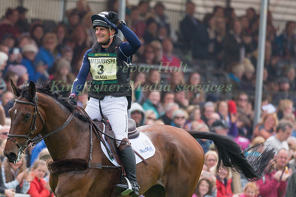 Alexander Bragg (GBR) riding Zagreb in the Cross Country phase of the 2017 Mitsubishi Motors  Badminton Horse Trials