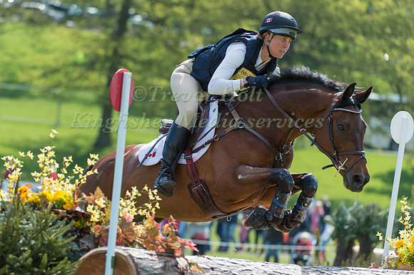 Rebecca  Howard (CAN) riding Riddle Master