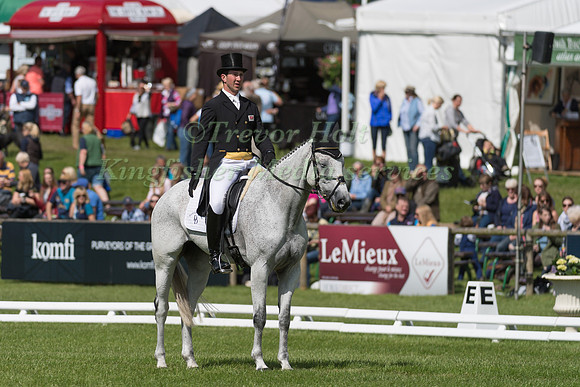 DAVID DOEL (GBR) AND EISFEE TAKING PART IN THE DRESSAGE PHASE OF THE  CIC THREE STAR COMPETITION AT THE 2017 EQUI-TREK BRAMHAM INTERNATIONAL HORSE TRIALS