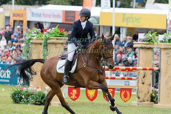 SELINA MILNES (GBR) AND IRON IV