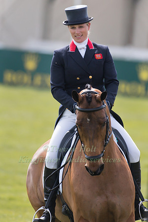 Zara Tindall of Great Britain  riding High Kingdom