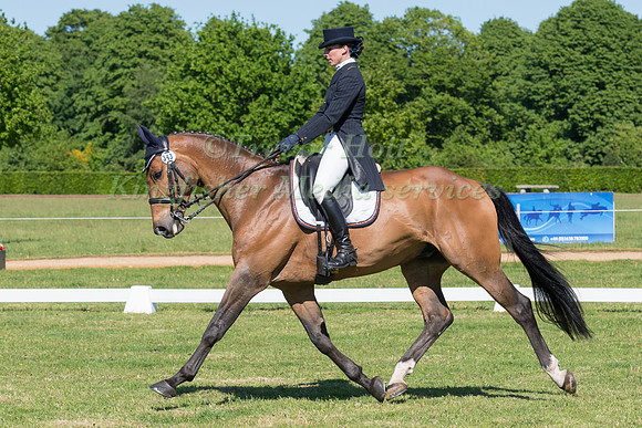 OLYMPE DUMONT (FRA) RIDING AZAR DES AULNES IN THE DRESSAGE PHASE OF THE CICO THREE STAR AT THE 2017 HOUGHTON INTERNATIONAL HORSE TRIALS