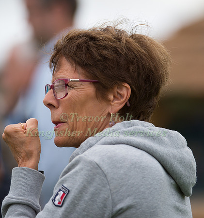 Spectator at dressage
