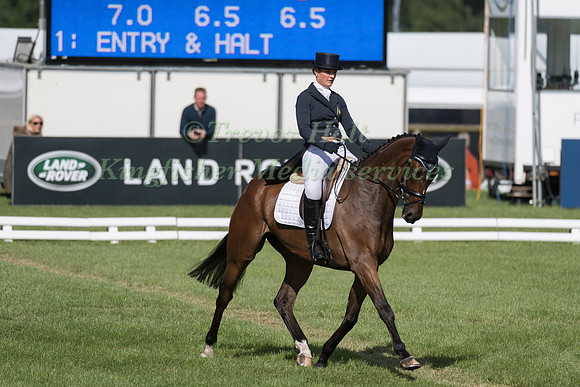 ELIZABETH  POWER (IRL) AND MIND ME TAKING PART IN THE DRESSAGE PHASE OF THE  CIC THREE STAR COMPETITION AT THE 2017 EQUI-TREK BRAMHAM INTERNATIONAL HORSE TRIALS