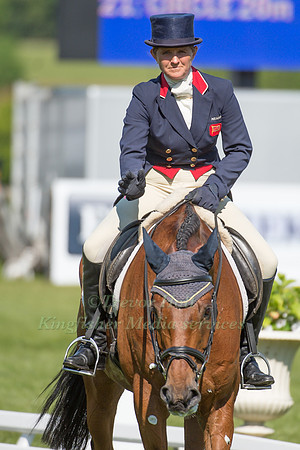 Polly Stockton (GBR) riding Imperial Trump
