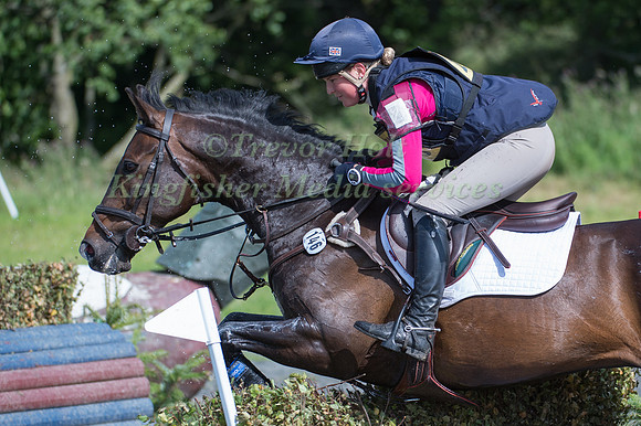 Emily Parker (GBR) riding Treefers
