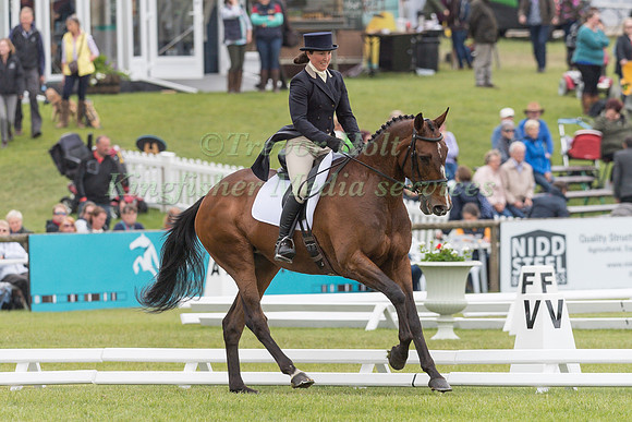 KATIE MAGEE (GBR) AND DOLLARNEY TAKING PART IN  DRESSAGE PHASE OF THE EQUI-TREK CCI-L4* COMPETITION AT THE 2019  EQUI-TREK BRAMHAM INTERNATIONAL HORSE TRIALS.