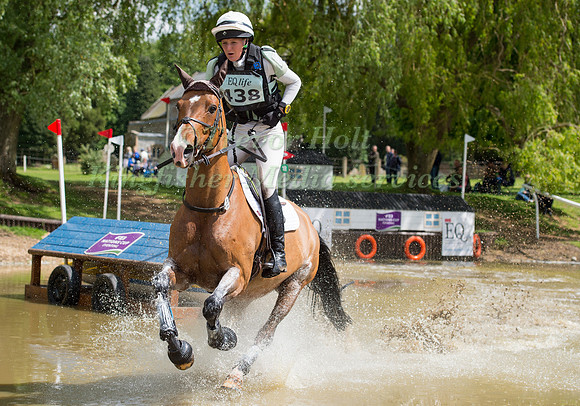 Gaby  Cooke (GBR)  riding Saunders Lady