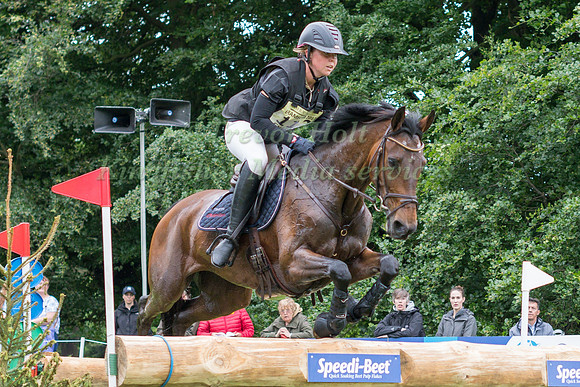 JEANNETTE  CHARDON (NED) AND VIENNA TAKING PART IN THE CROSS COUNTRY PHASE OF THE  UNDER 25s CCI THREE STAR COMPETITION AT THE 2017 EQUI-TREK BRAMHAM INTERNATIONAL HORSE TRIALS
