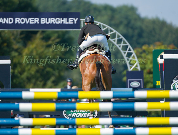 Gordon Murphy (GBR) riding Imperial taking part in the Show Jumping Phase