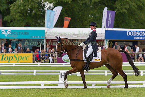 NICOLA WILSON (GBR) AND ONE TWO MANY TAKING PART IN THE DRESSAGE PHASE OF THE  CCI THREE STAR COMPETITION AT THE 2017 EQUI-TREK BRAMHAM INTERNATIONAL HORSE TRIALS