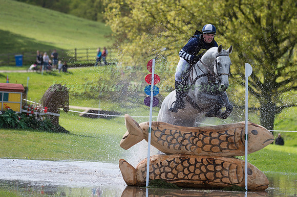 DAVID  SHEEDY (IRL) RIDING  OCS ELECTRIC CLOVER BOY COMPETING IN THE CROSS COUNTRY PHASE OF THE  CIC THREE STAR COMPETITION AT THE  2017 DODSON AND HORRELL CHATSWORTH INTERNATIONAL HORSE TRIAL.