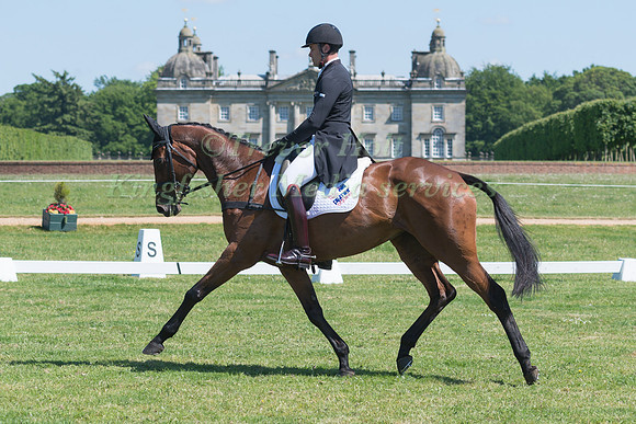 PAUL TAPNER (AUS) RIDING COUNTERPARTY IN THE DRESSAGE PHASE OF THE CICO THREE STAR AT THE 2017 HOUGHTON INTERNATIONAL HORSE TRIALS