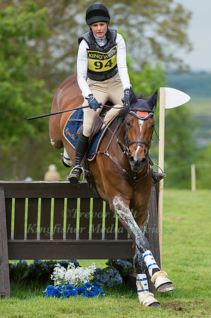 KATHERINE  COLEMAN (USA) RIDING MONBEG SENNA COMPETING IN THE CROSS COUNTRY PHASE OF THE  CIC ONE STAR COMPETITION AT THE  2017 ROCKINGHAM CASTLE INTERNATIONAL HORSE TRIAL.