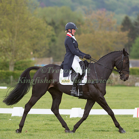 NICOLA WILSON (GBR) RIDING  ANNIE CLOVER COMPETING IN THE  DRESSAGE PHASE OF THE  CIC THREE STAR COMPETITION AT THE  2017 DODSON AND HORRELL  CHATSWORTH INTERNATIONAL HORSE TRIAL.
