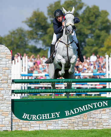 Matthew Wright (GBR) and Cossan Lad taking part in the Show Jumping Phase