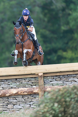 Sara Squires (GBR) riding Clara M