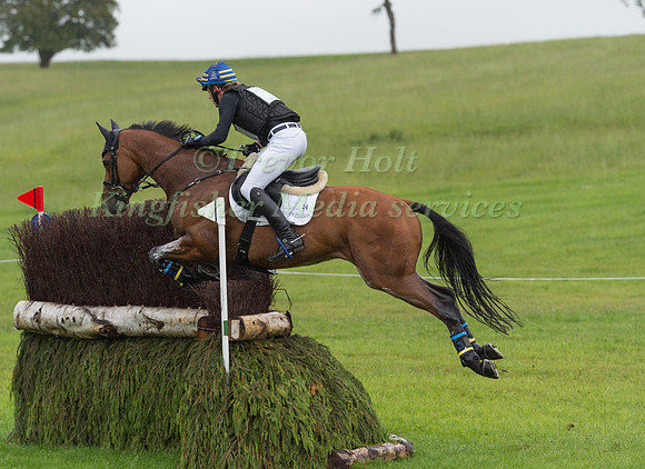 LUDWIG  SVENNERSTAL (SWE) AND STINGER TAKING PART IN THE CROSS COUNTRY PHASE OF THE  CCI THREE STAR COMPETITION AT THE 2017 EQUI-TREK BRAMHAM INTERNATIONAL HORSE TRIALS