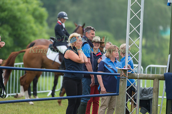 Gemma Tattersall's Mother watches her Show Jumping Round