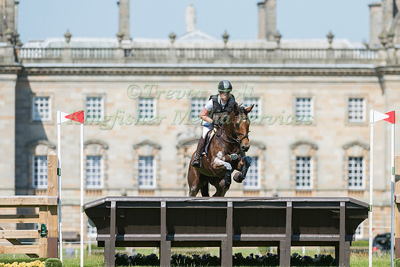 JOSEPHINE SCHNAUFER (GER) RIDING SINGAPURE  IN THE CROSS COUNTRY PHASE OF THE CCI ONE STAR AT THE 2017 HOUGHTON INTERNATIONAL HORSE TRIALS