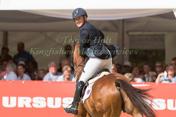 KRISTINA COOK (GBR) AND BILLY THE RED