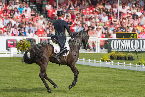 Oliver Townend of Great Britain  riding Black Tie