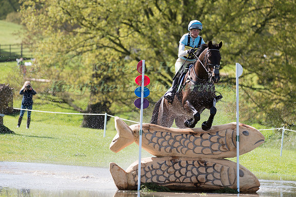 IZZY TAYLOR (GBR) RIDING  TREVIDDEN COMPETING IN THE CROSS COUNTRY PHASE OF THE  CIC THREE STAR COMPETITION AT THE  2017 DODSON AND HORRELL CHATSWORTH INTERNATIONAL HORSE TRIAL.