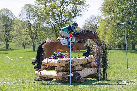 Jenny Levett (GBR) riding Ballymore Rich Cat