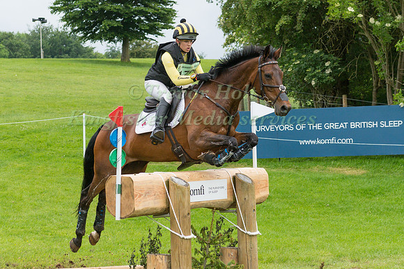 FRANKY REID-WARRILOW (GBR) AND DOLLEY WHISPER TAKING PART IN THE CROSS COUNTRY PHASE OF THE  CIC THREE STAR COMPETITION AT THE 2017 EQUI-TREK BRAMHAM INTERNATIONAL HORSE TRIALS