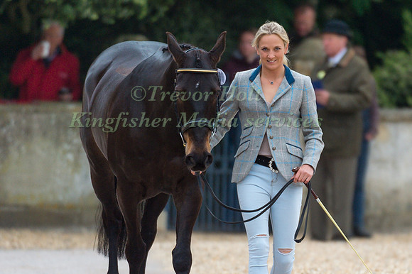 Lissa Green (GBR) and Malin Head Clover at the Final  Horse Inspection of the 2017 Mitsubishi Motors Badminton Horse Trials
