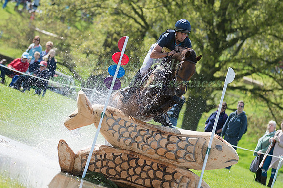 TIM  PRICE (NZL) RIDING  COOLEY SHOWTIME COMPETING IN THE CROSS COUNTRY PHASE OF THE  CIC THREE STAR COMPETITION AT THE  2017 DODSON AND HORRELL CHATSWORTH INTERNATIONAL HORSE TRIAL.