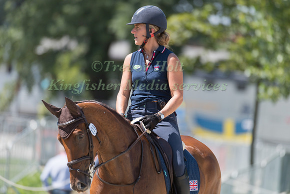 KRISTINA COOK (GBR) AND BILLY THE RED