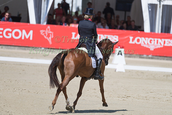 KRISTINA COOK (GBR) AND BILLY THE RED