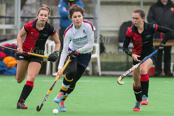 Megan Batchelor and Sian French of Bowdon Hightown and Holly Hun