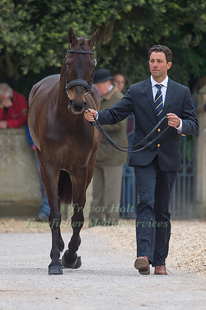 Dr Marcio Carvalho Jorge (BR) and Lissy Mac Wayer at the Final  Horse Inspection of the 2017 Mitsubishi Motors Badminton Horse Trials