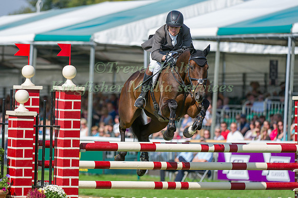 Francis Whittington (GBR) riding Hasty Imp taking part in the Show Jumping Phase