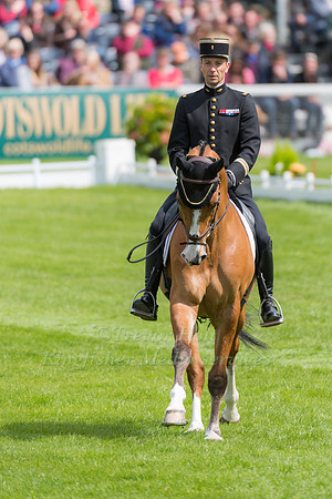 Thibaut Vallette (FRA) riding Qing du Briot ENE HN in the Dressage phase  of  the 2017 Mitsubishi Motors  Badminton Horse Trials
