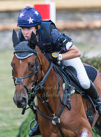 Sara Squires (GBR) riding Clara M