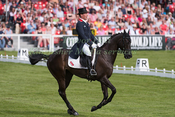 Oliver Townend of Great Britain  riding Black Tie