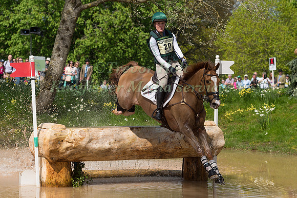 CLARE ABBOTT (IRL) RIDING  EURO PRINCE