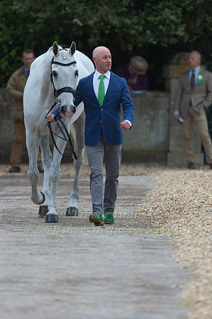 Andrew Hoy (AUS) and The Blue Frontier at the first Horse Inspection of the 2017 Mitsubishi Motors Badminton Horse Trials